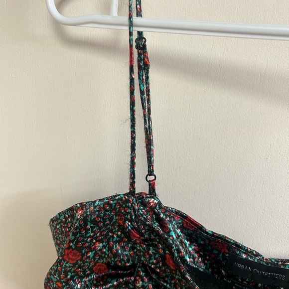 COPY - Urban Outfitters mini bodycon ruched floral rose dress - Picture 3 of 6